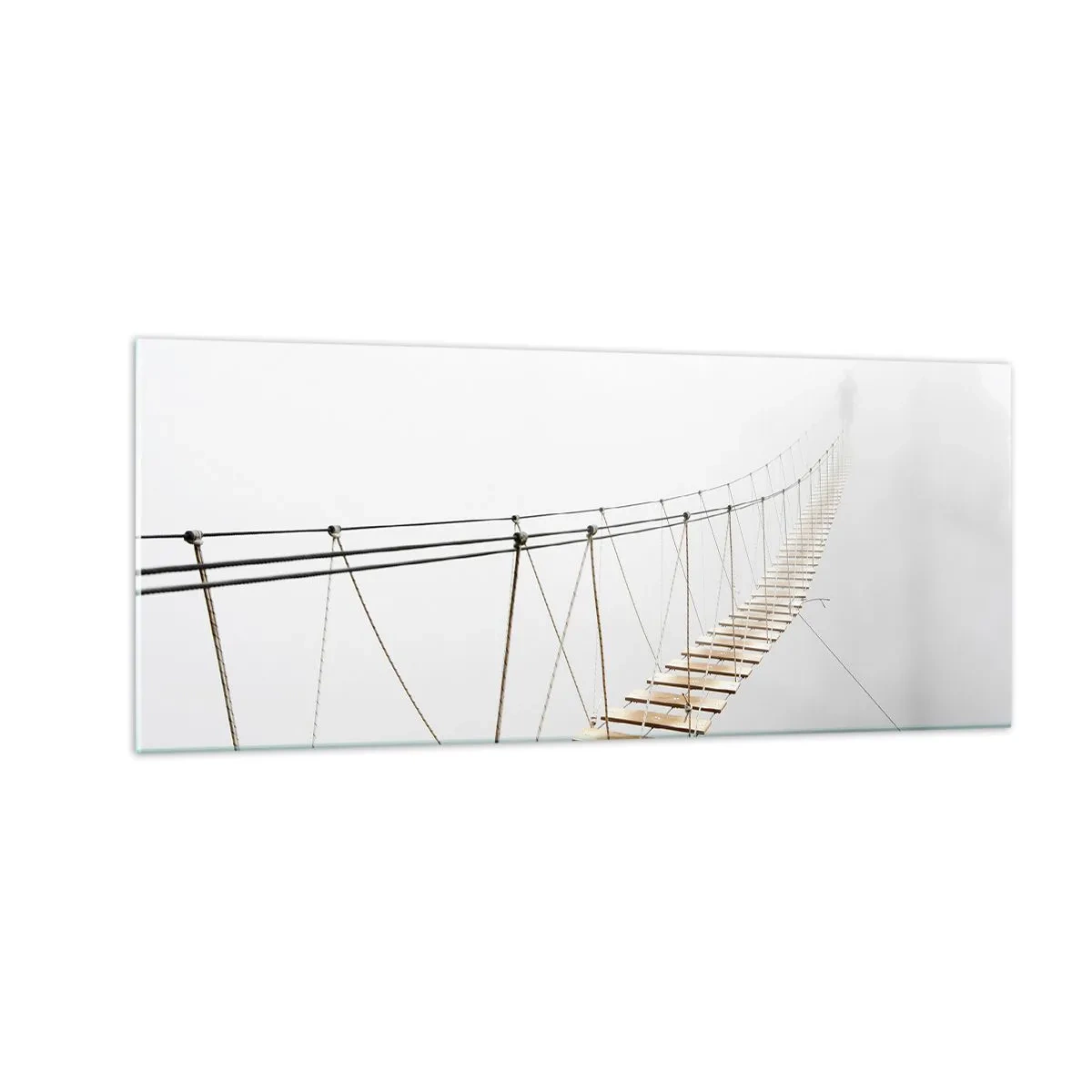 Glasbild - Bild auf glas - Wohin wird es dich führen? - 100x40 cm