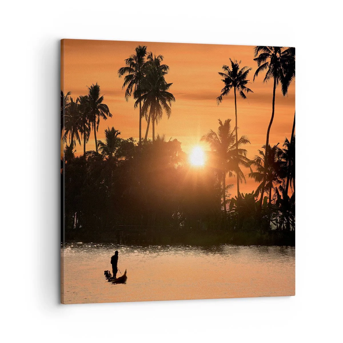 Bild auf Leinwand - Leinwandbild - Zeit zum Entspannen - 50x50 cm