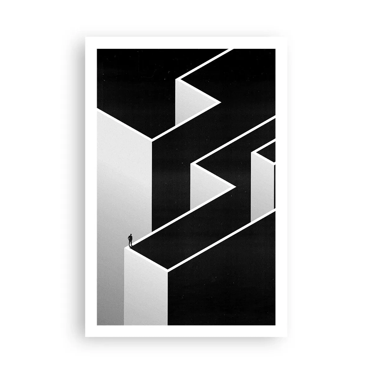 Poster - Einsamkeit an der Spitze - 61x91 cm