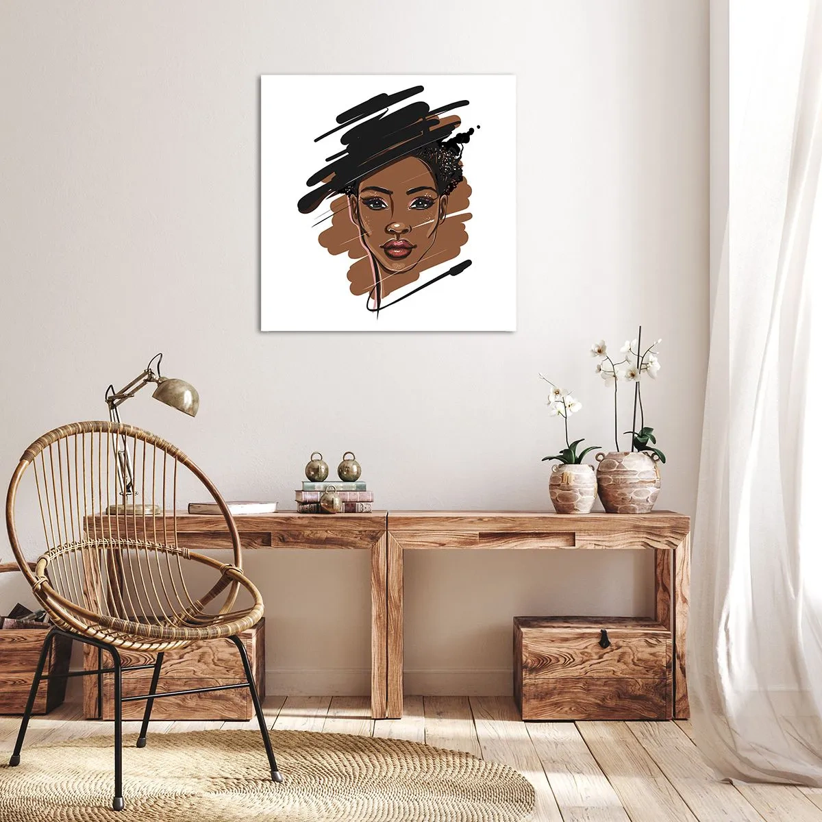 Bild auf Leinwand - Leinwandbild - Süß wie Schokolade - 50x50 cm