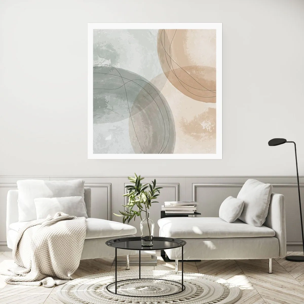 Poster - Welten durchdringen - 60x60 cm