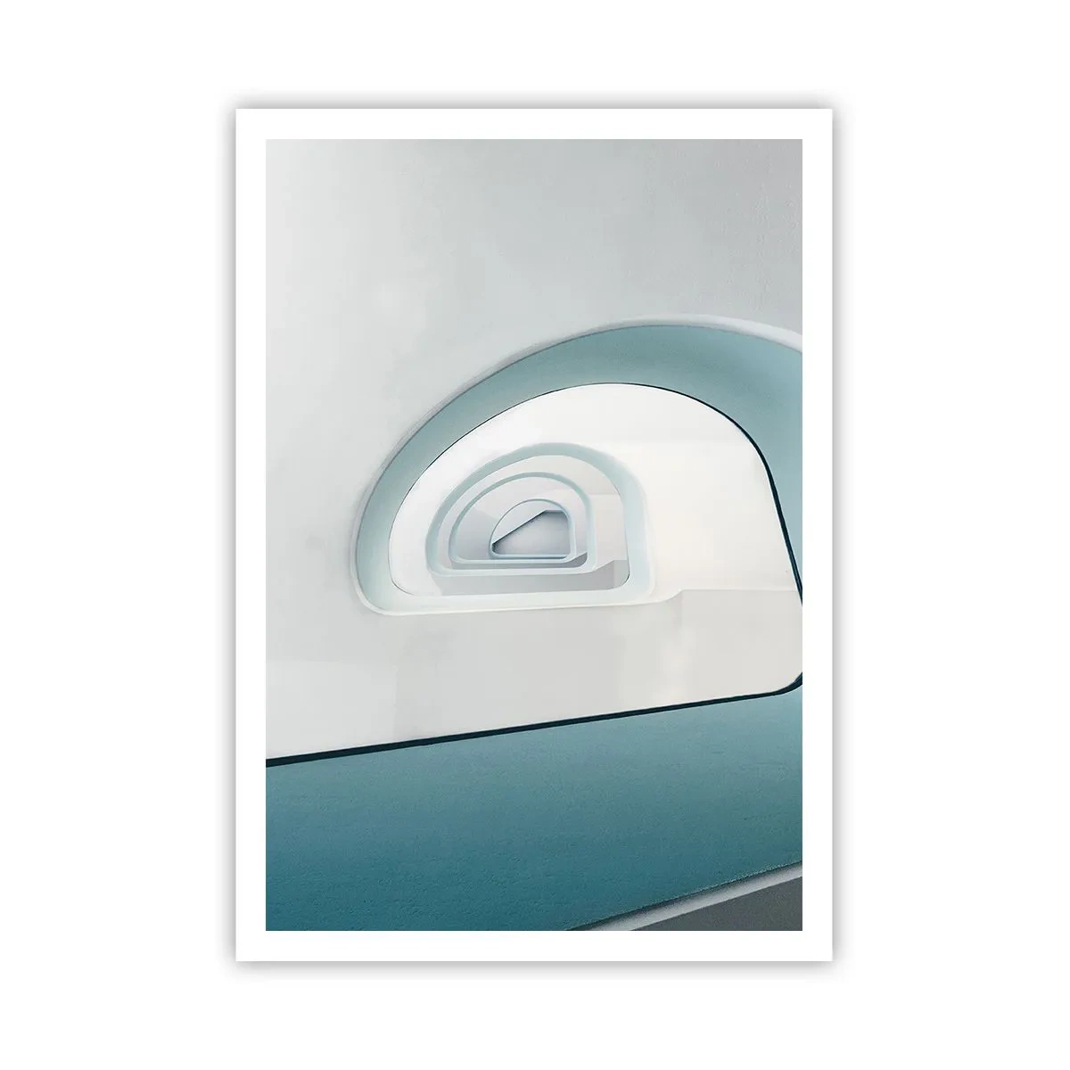 Poster - Bis zum Ende des Blaus - 70x100 cm