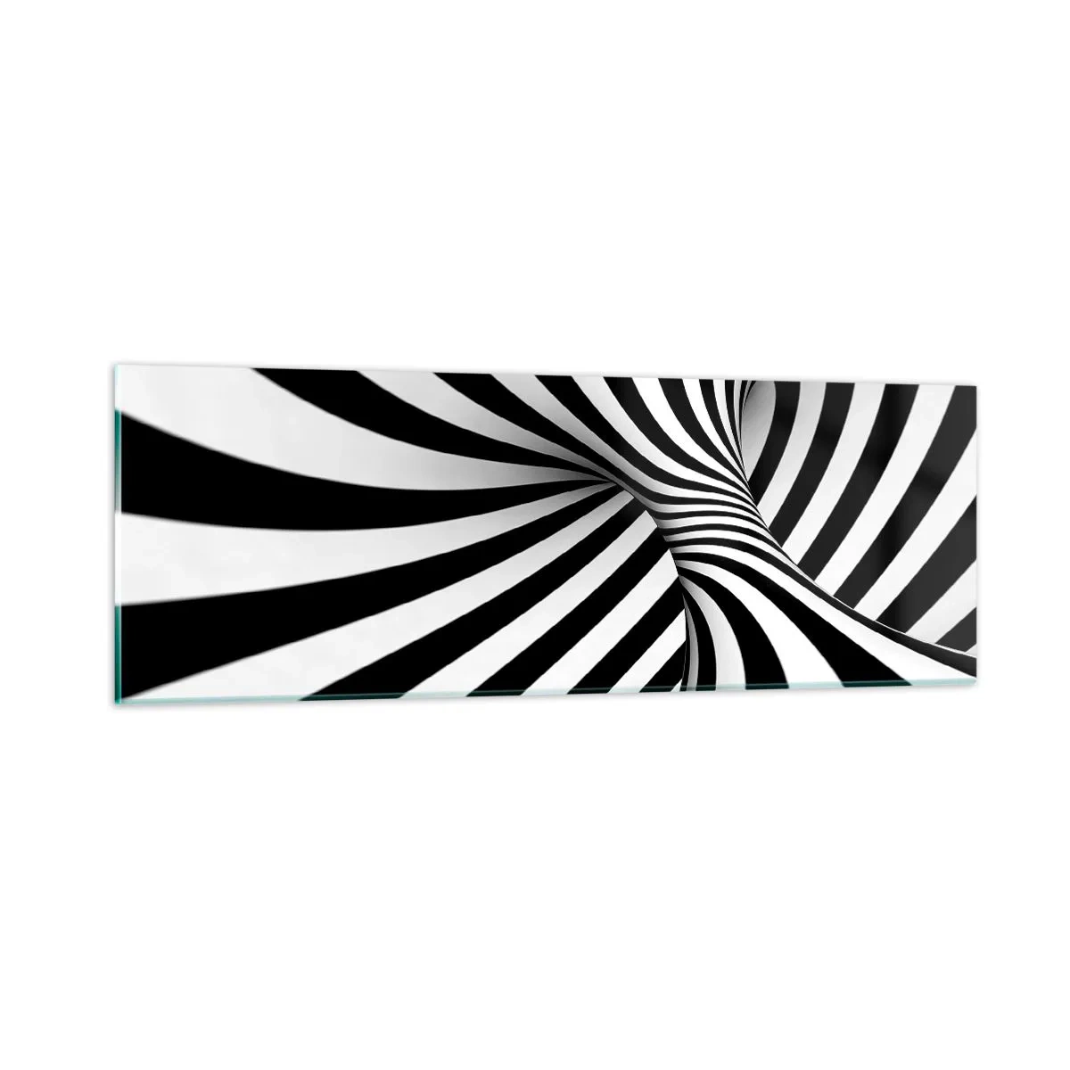 Glasbild - Bild auf glas - Komposition: Tanzraum - 90x30 cm