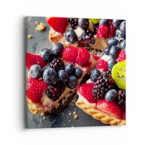 Bild auf Leinwand - Leinwandbild - Dolce Vita! - 40x40 cm