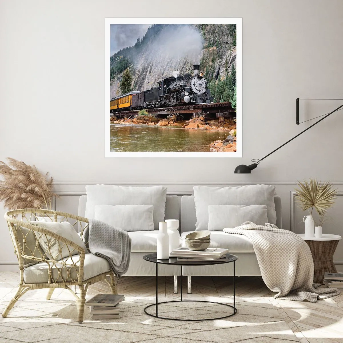 Poster - Wo willst du hin? Wohin? - 50x50 cm