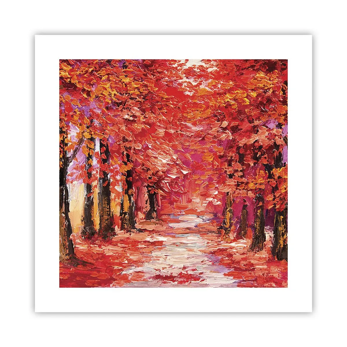 Poster - Herbstlicher Eindruck - 40x40 cm