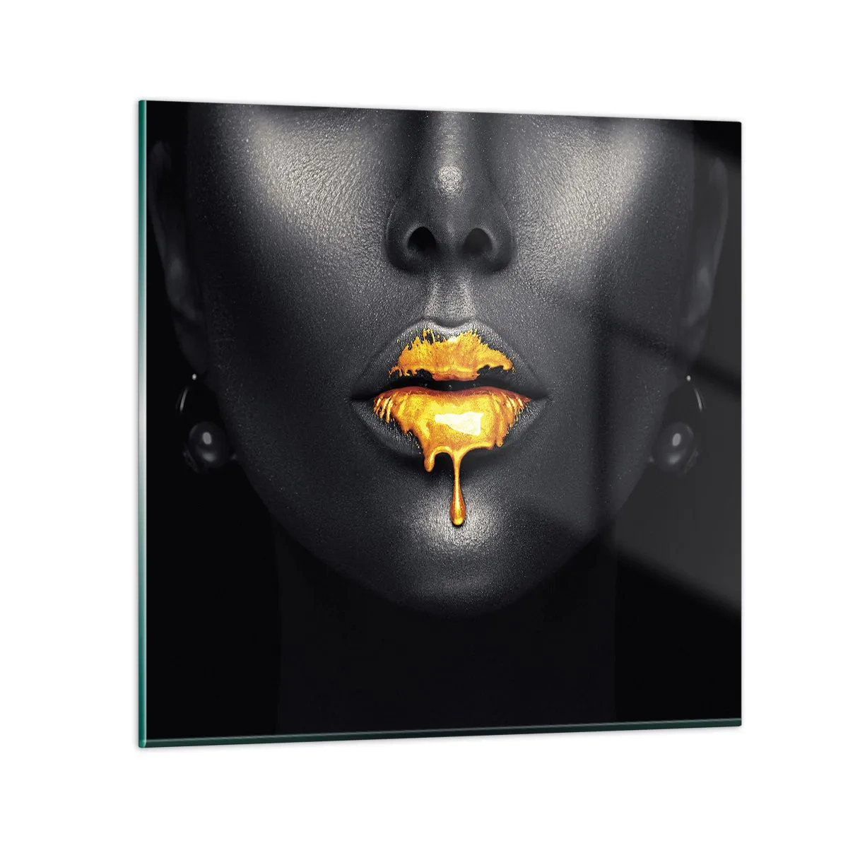 Glasbild - Bild auf glas - Goldmaul - 30x30 cm
