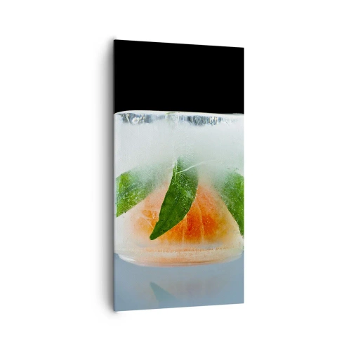 Bild auf Leinwand - Leinwandbild - Frisch und kühl - 65x120 cm