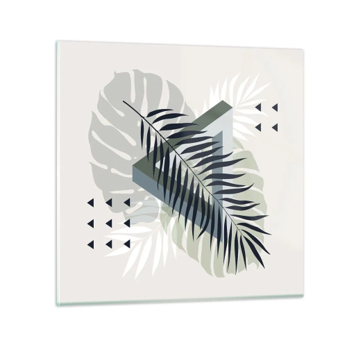 Glasbild - Bild auf glas - Natur und Geometrie – zwei Ordnungen? - 60x60 cm