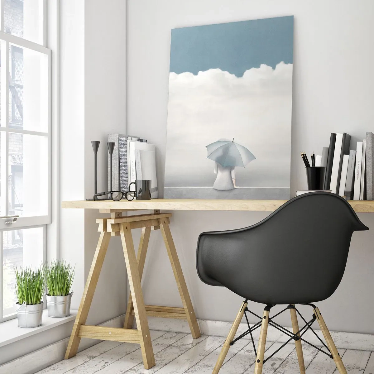 Glasbild - Bild auf glas - Am Rande der Realität und Träume - 70x100 cm