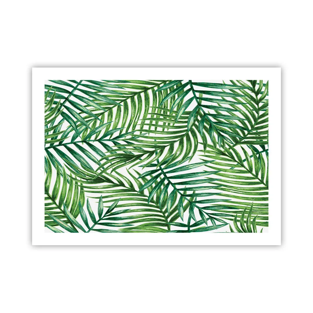 Poster - Unter dem grünen Baldachin - 70x50 cm