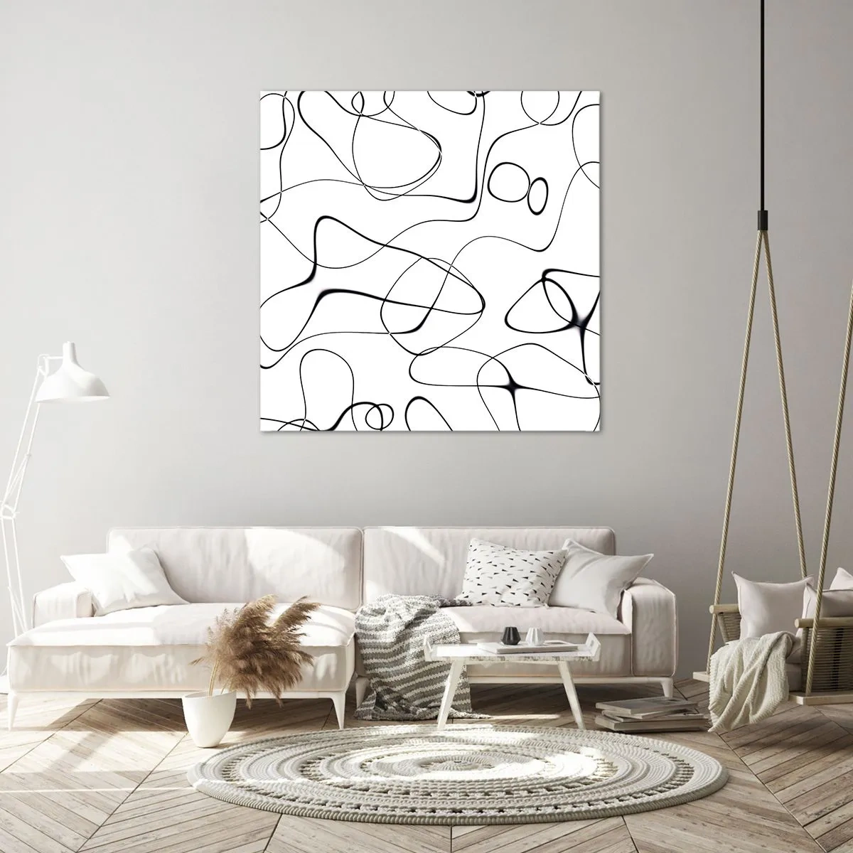 Bild auf Leinwand - Leinwandbild - Lebenswege, Wechselfälle - 50x50 cm