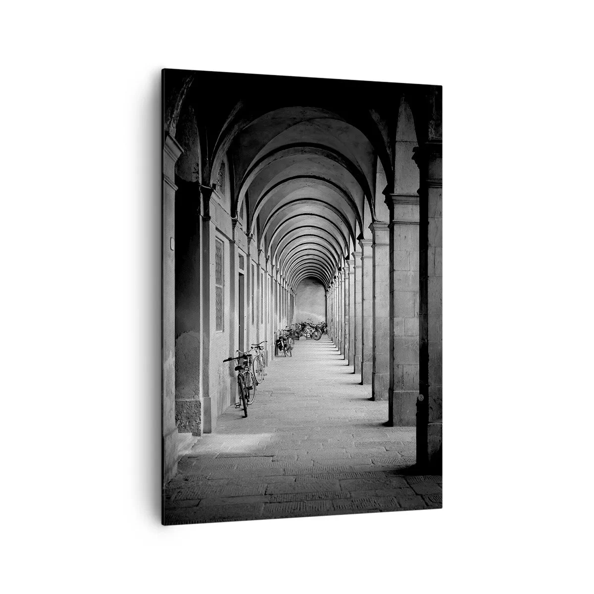 Bild auf Leinwand - Leinwandbild - Unter den Arkaden - 70x100 cm