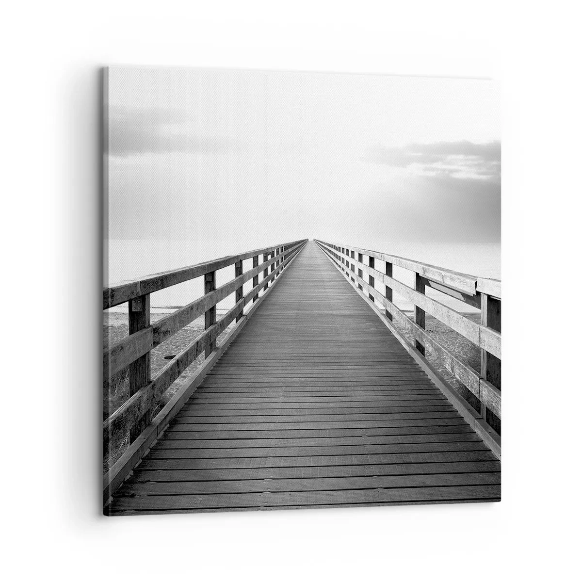 Bild auf Leinwand - Leinwandbild - In die Ferne ... - 60x60 cm