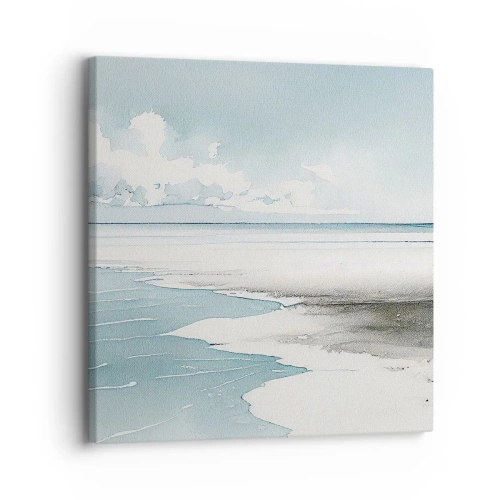 Bild auf Leinwand - Leinwandbild - Sanfte Flut - 30x30 cm