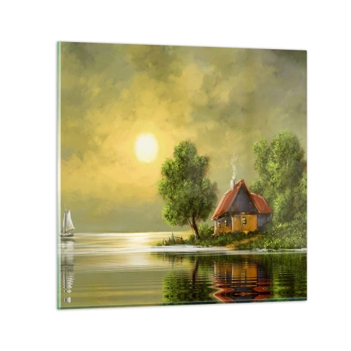 Glasbild - Bild auf glas - Schön, wie ein Bild - 40x40 cm