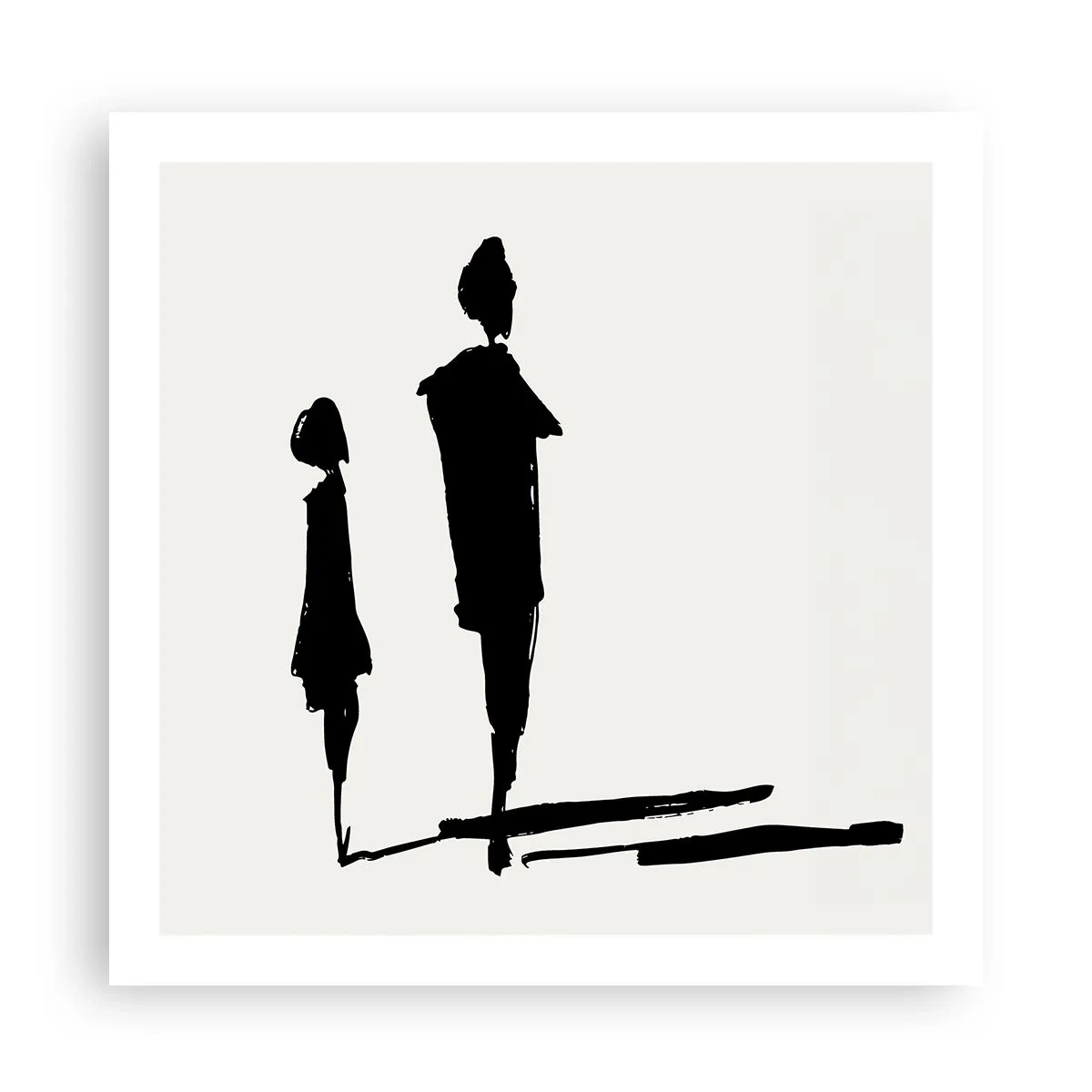 Poster - Mit Sicherheit zusammen? - 60x60 cm