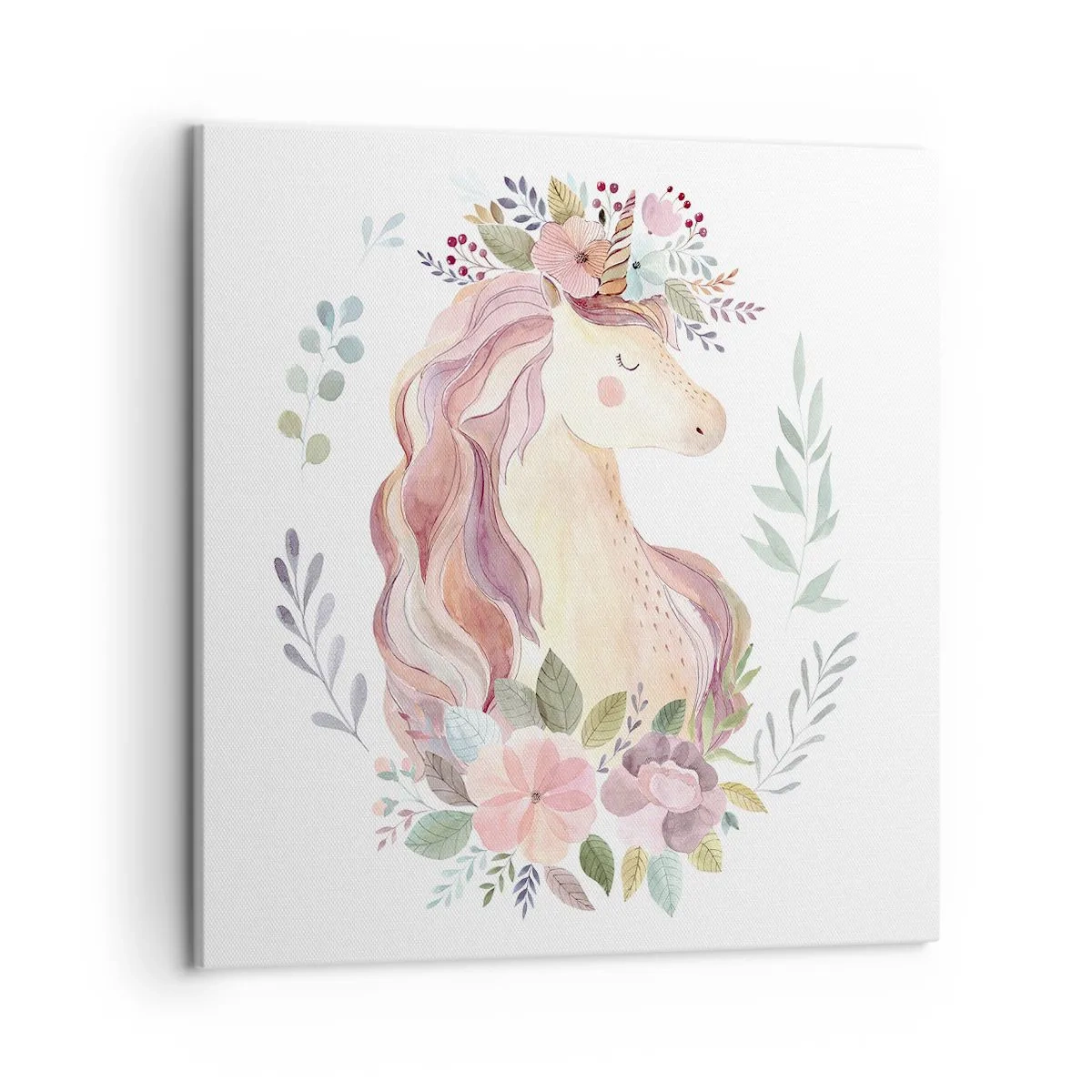 Bild auf Leinwand - Leinwandbild - Eine Einladung in die Welt der Märchen - 50x50 cm