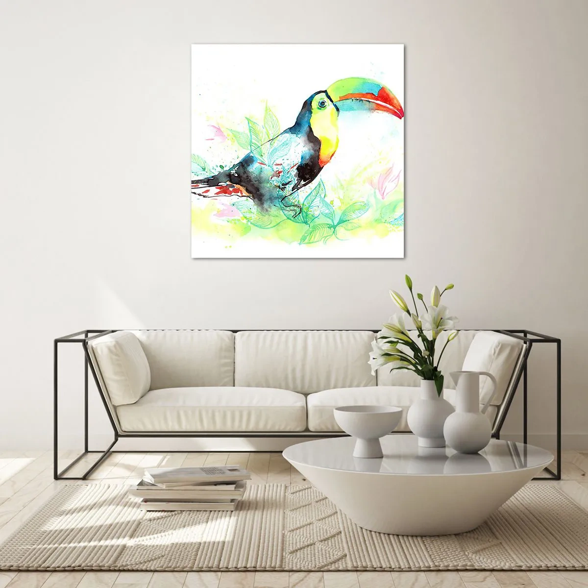 Glasbild - Bild auf glas - So bunt wie Südamerika - 30x30 cm