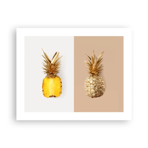 Poster - Ananas für uns - 50x40 cm