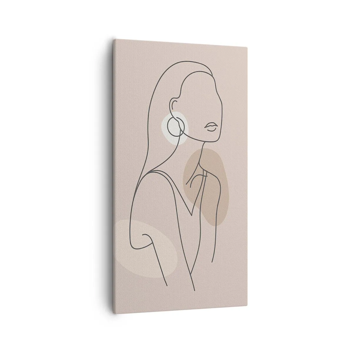 Bild auf Leinwand - Leinwandbild - Mädchenhafte Ikone - 55x100 cm
