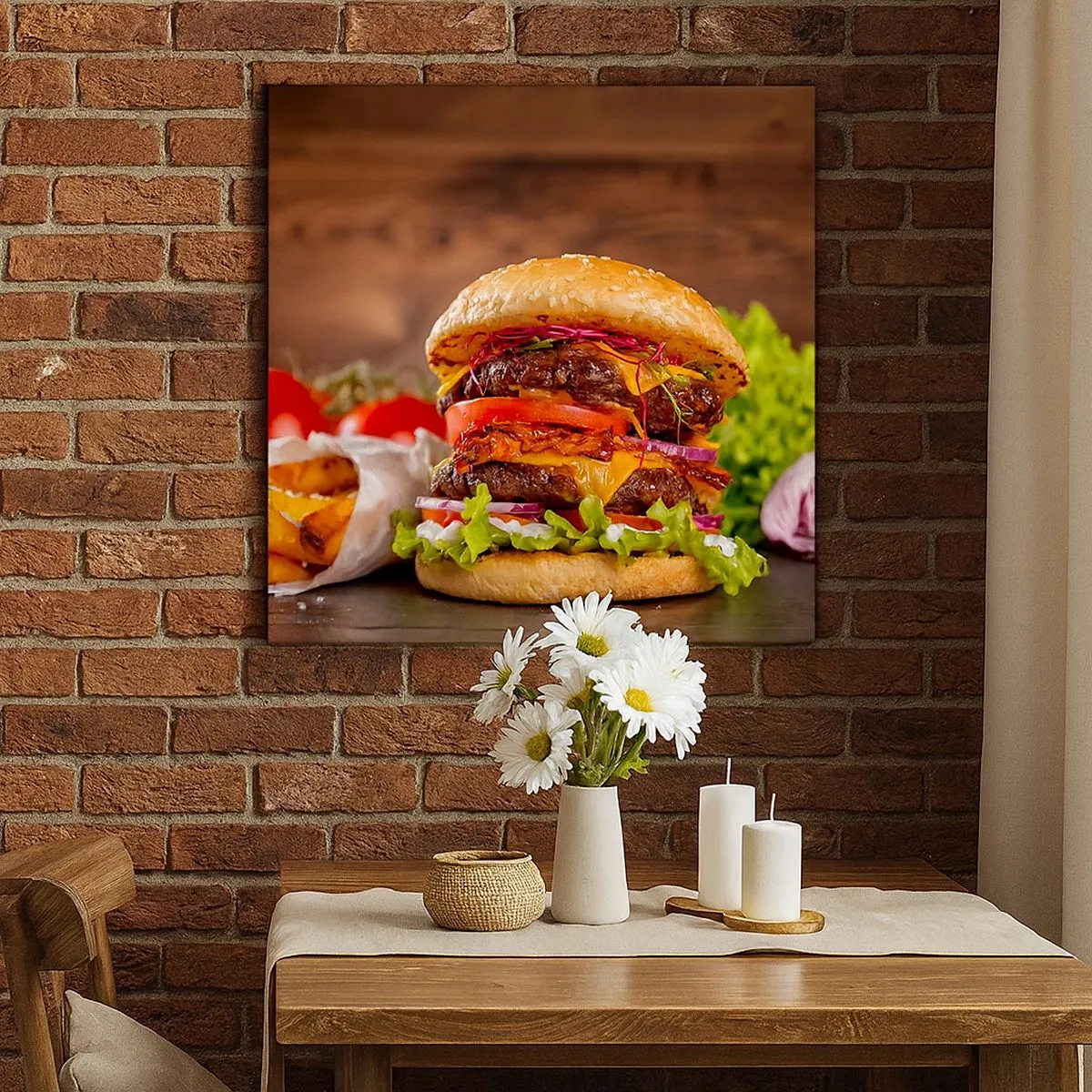 Bild auf Leinwand - Leinwandbild - Die verbotene Frucht - 30x30 cm