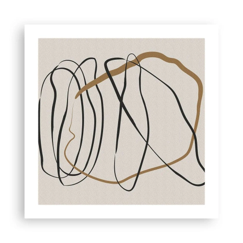 Poster - Komposition – Looptanz - 50x50 cm