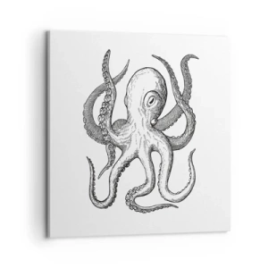 Bild auf Leinwand - Leinwandbild - Mit den Wellen tanzen - 60x60 cm