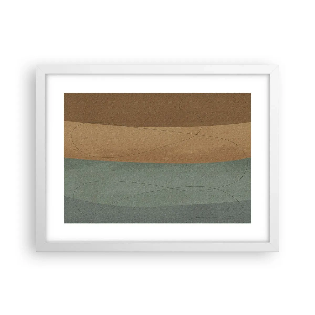 Poster in einem weißen Rahmen - Horizontale Komposition - 40x30 cm