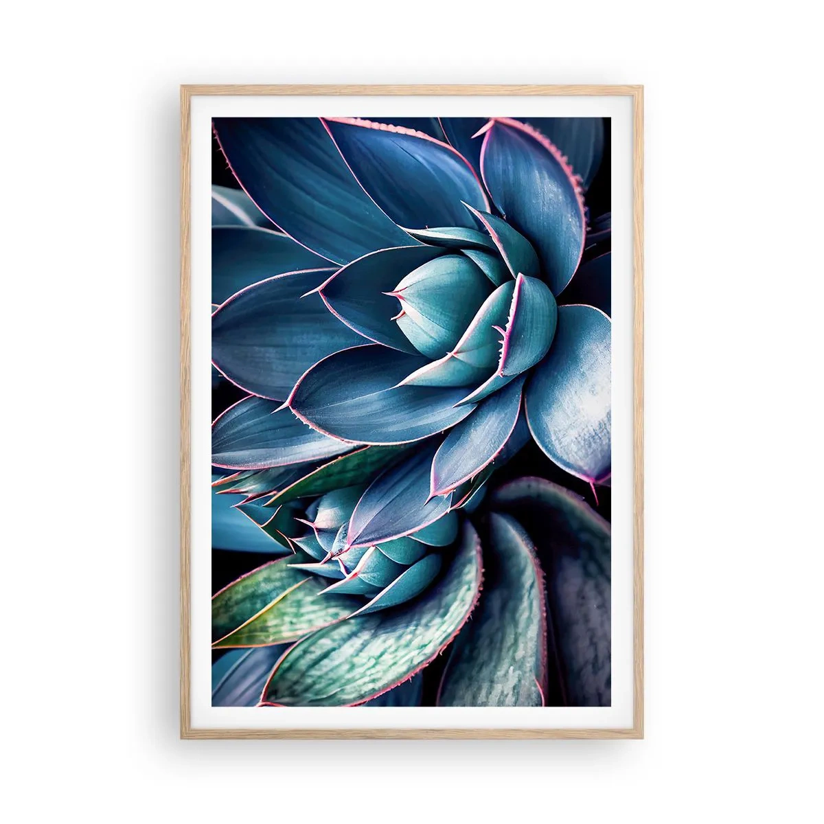 Poster in einem Rahmen aus heller Eiche - Lebenskraft - 70x100 cm