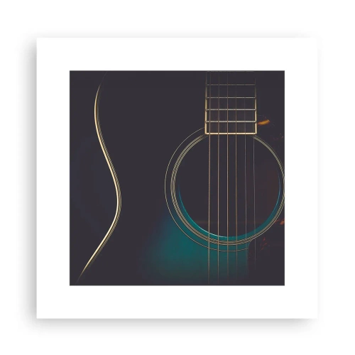 Poster - Einen Moment bevor es ertönt - 30x30 cm