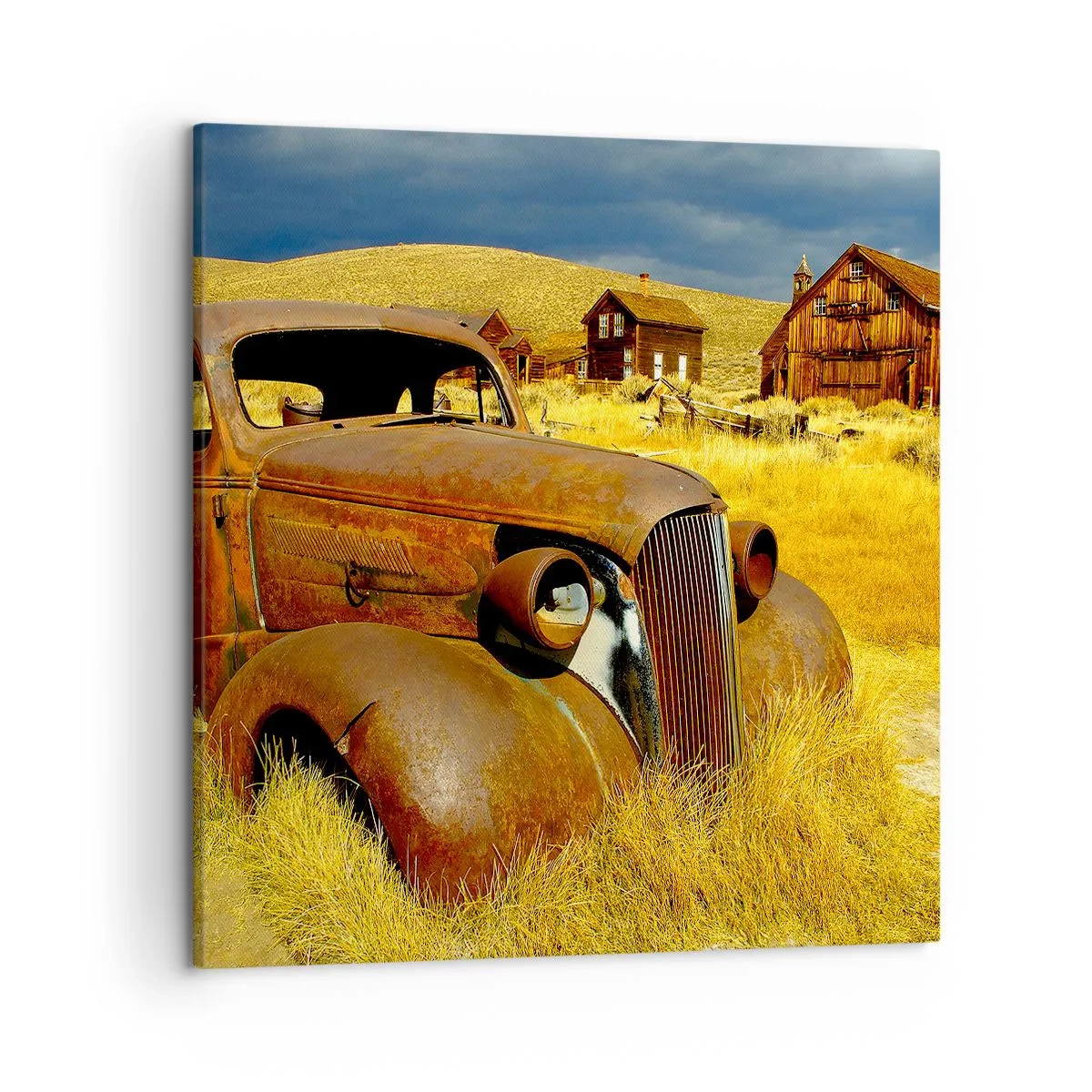 Bild auf Leinwand - Leinwandbild - Eine wohlverdiente Ruhe - 50x50 cm