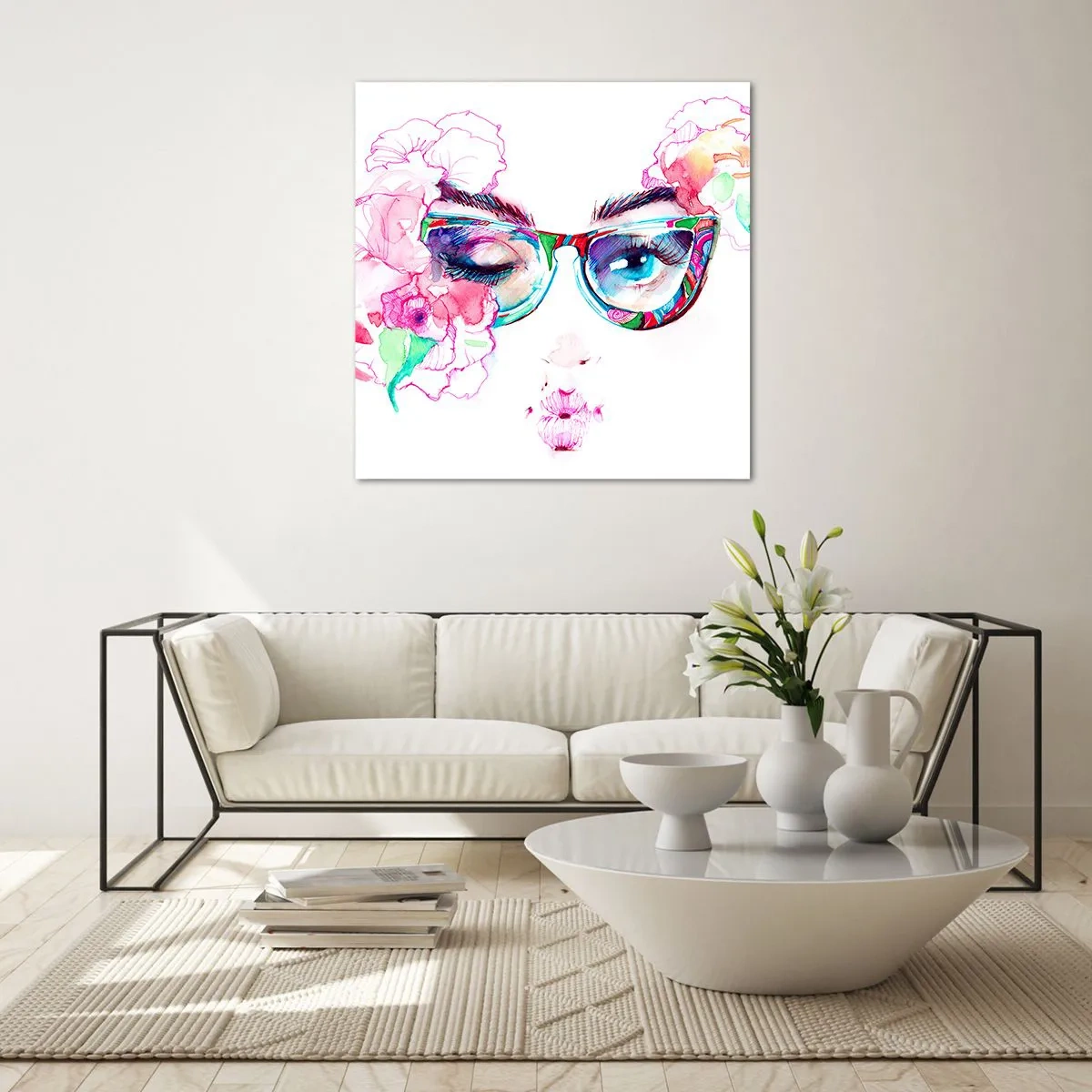 Glasbild - Bild auf glas - Ein verlockendes Versprechen - 40x40 cm