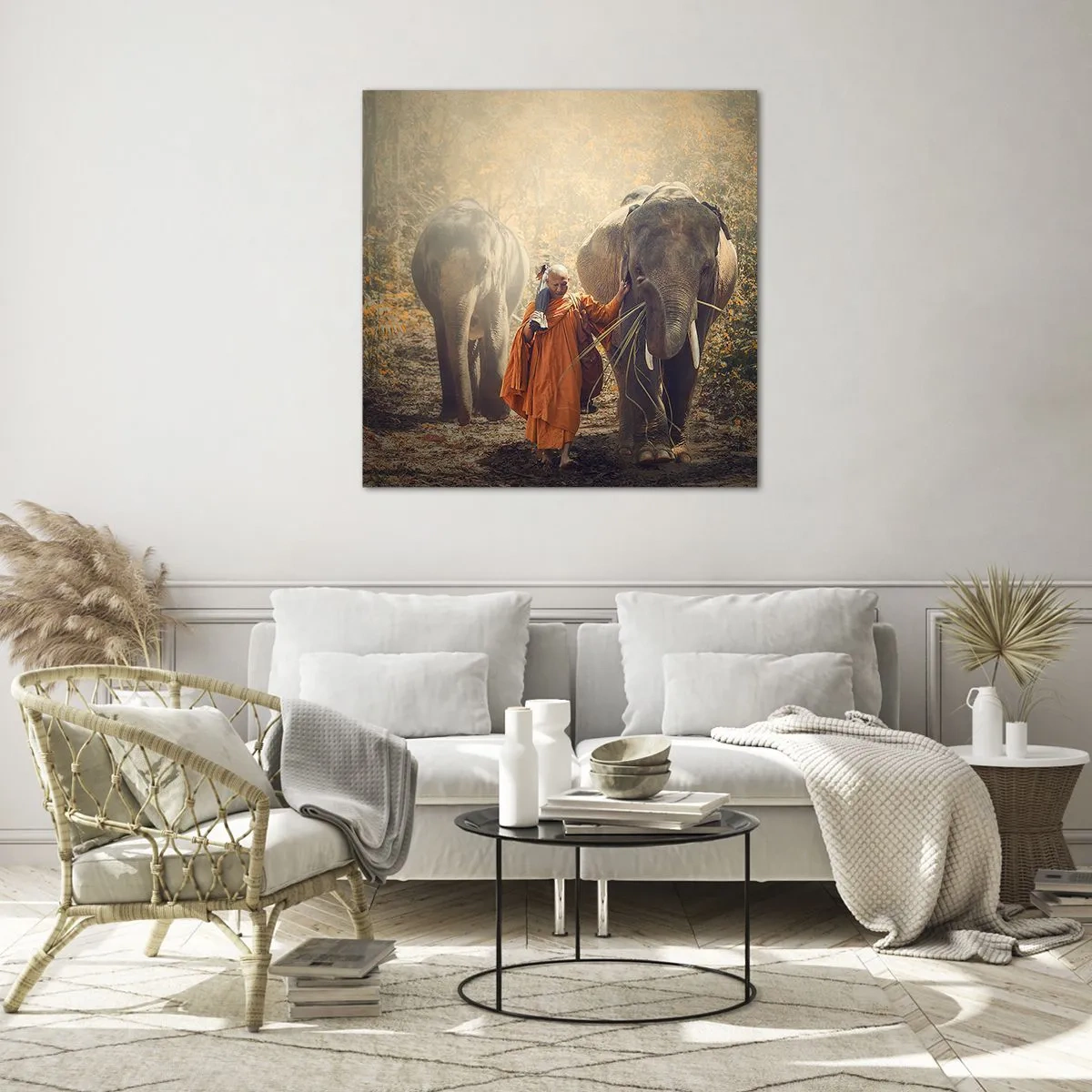 Glasbild - Bild auf glas - Volles Verständnis - 70x70 cm