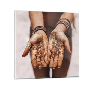 Glasbild - Bild auf glas - Ein Geschenk für dich - 40x40 cm