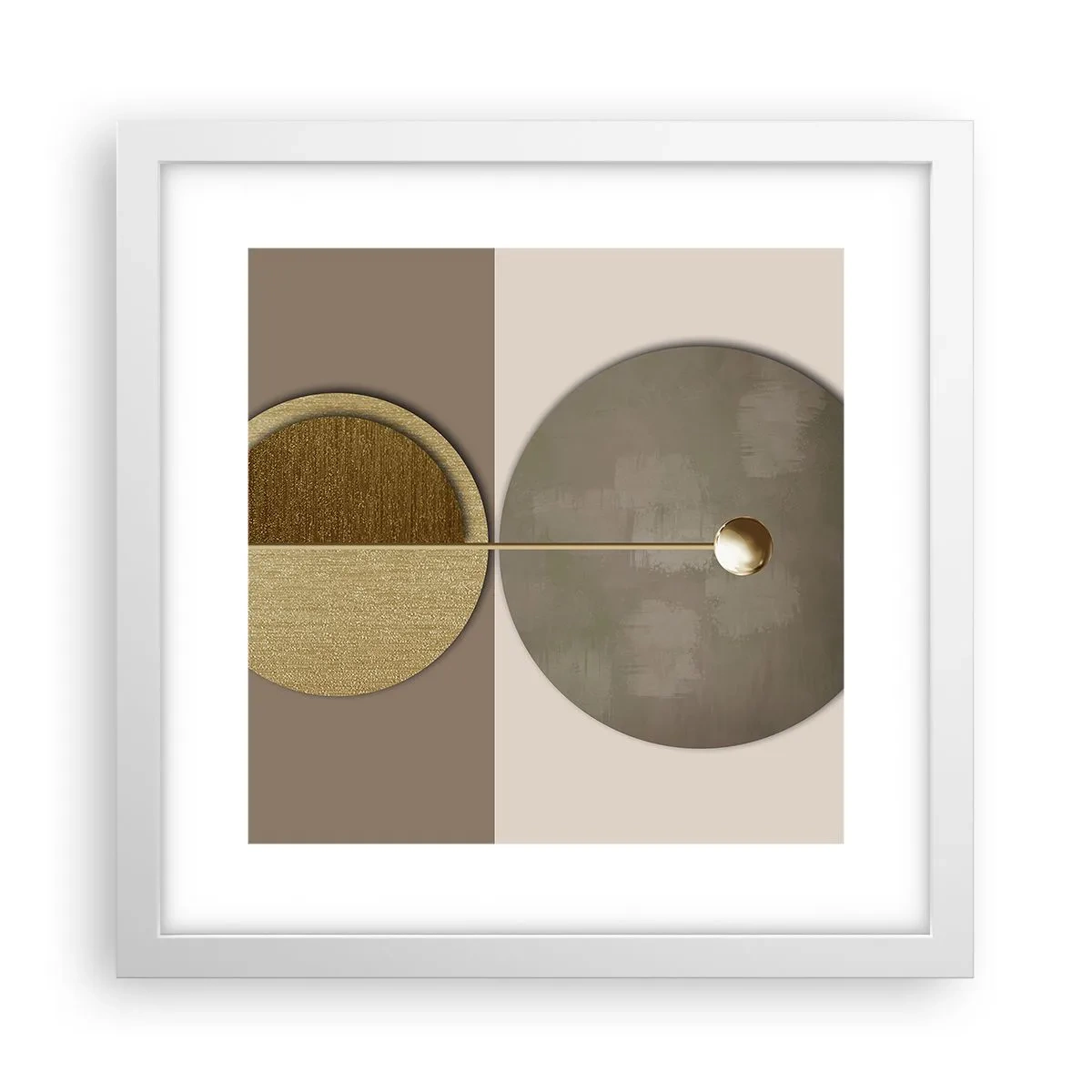 Poster in einem weißen Rahmen - Perfekte Balance - 30x30 cm