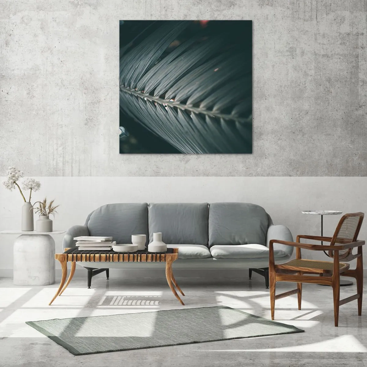 Glasbild - Bild auf glas - Die Präzision der Natur - 60x60 cm