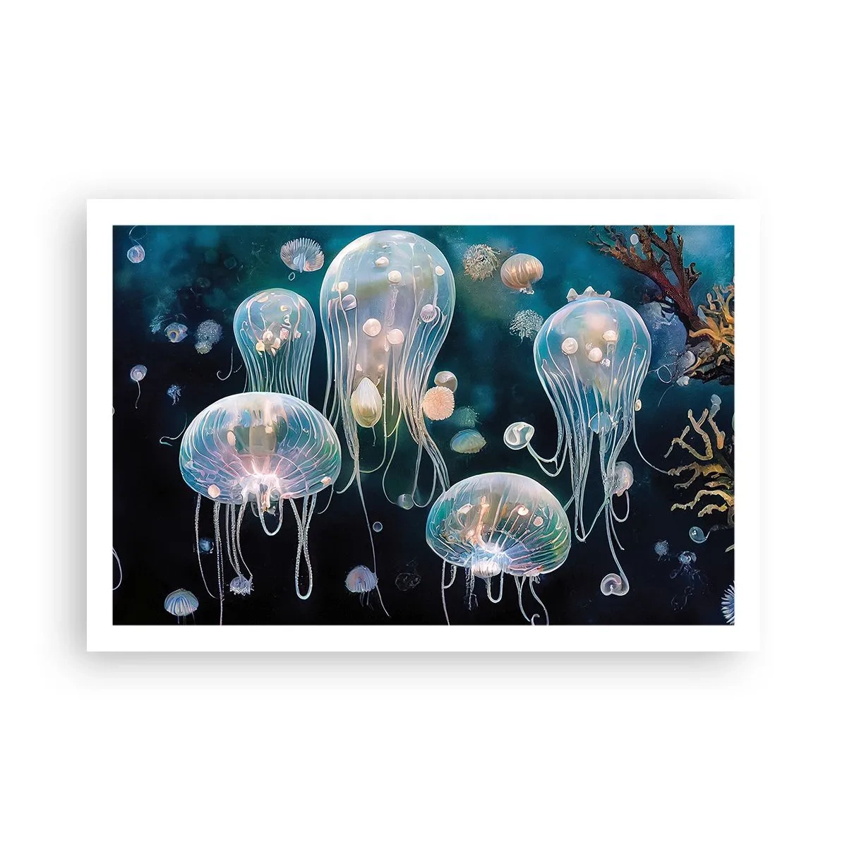 Poster - Unterwasserball - 91x61 cm