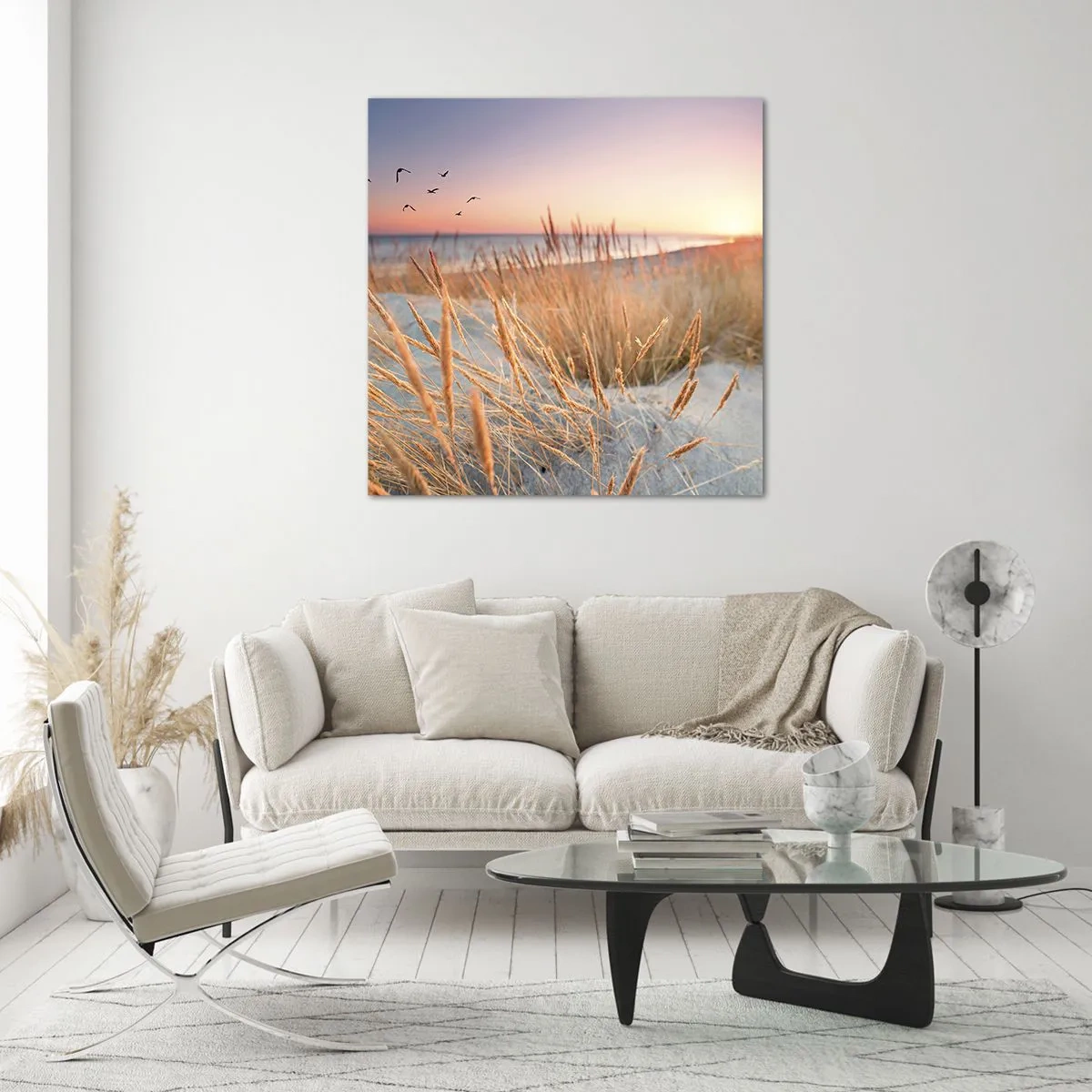 Glasbild - Bild auf glas - Das baltische Wiegenlied - 30x30 cm