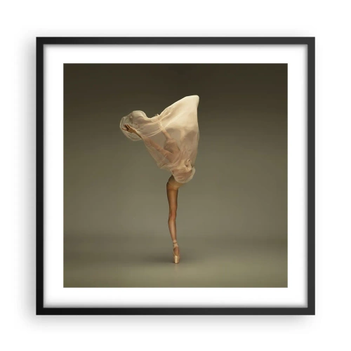 Poster in einem schwarzem Rahmen - Es wird bald auffliegen - 50x50 cm