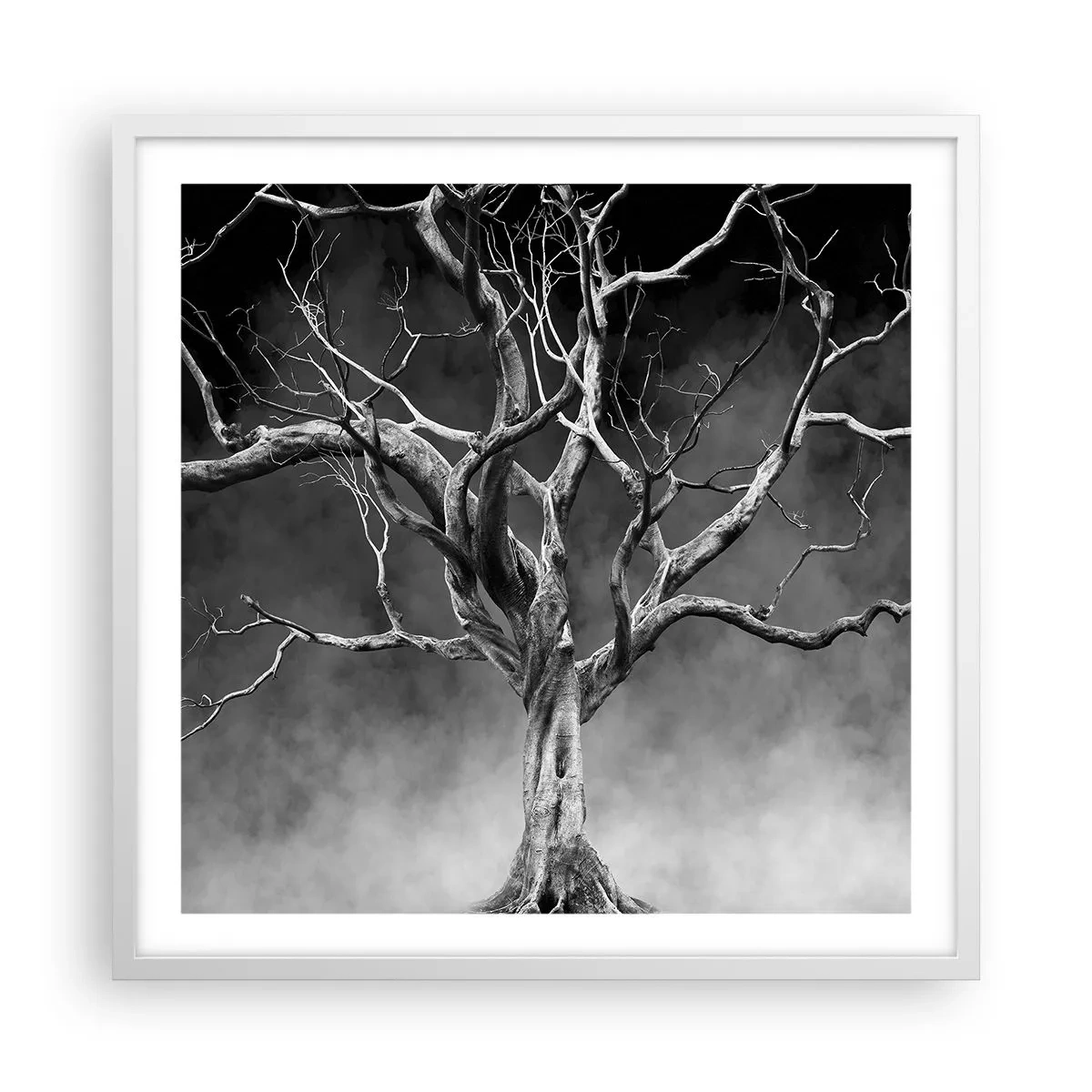 Poster in einem weißen Rahmen - Ursprünglich und heilig - 60x60 cm