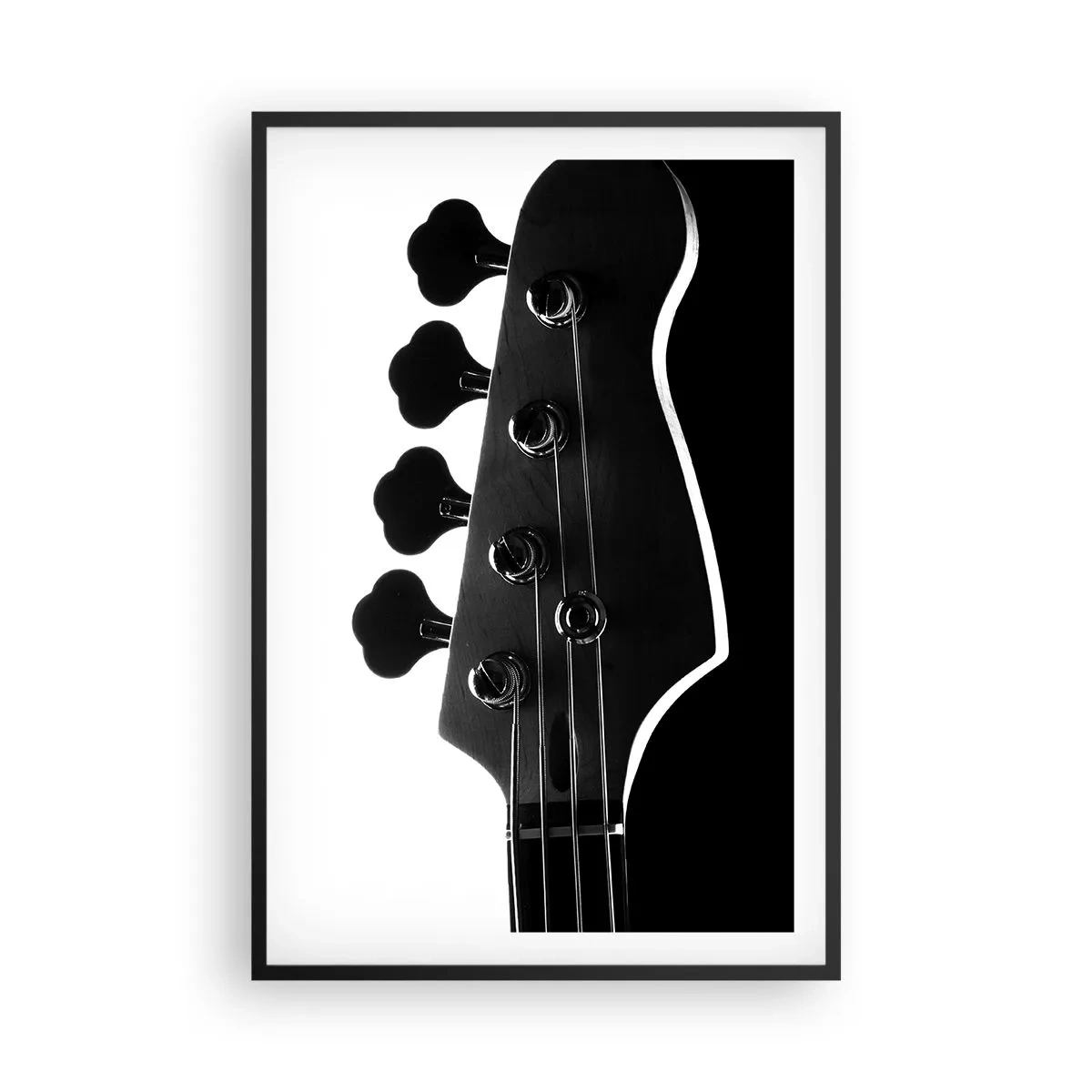 Poster in einem schwarzem Rahmen - Rockige Stille - 61x91 cm