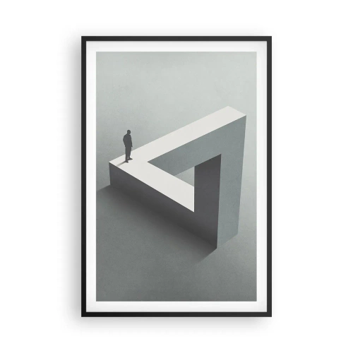 Poster in einem schwarzem Rahmen - Es ist also doch möglich - 61x91 cm