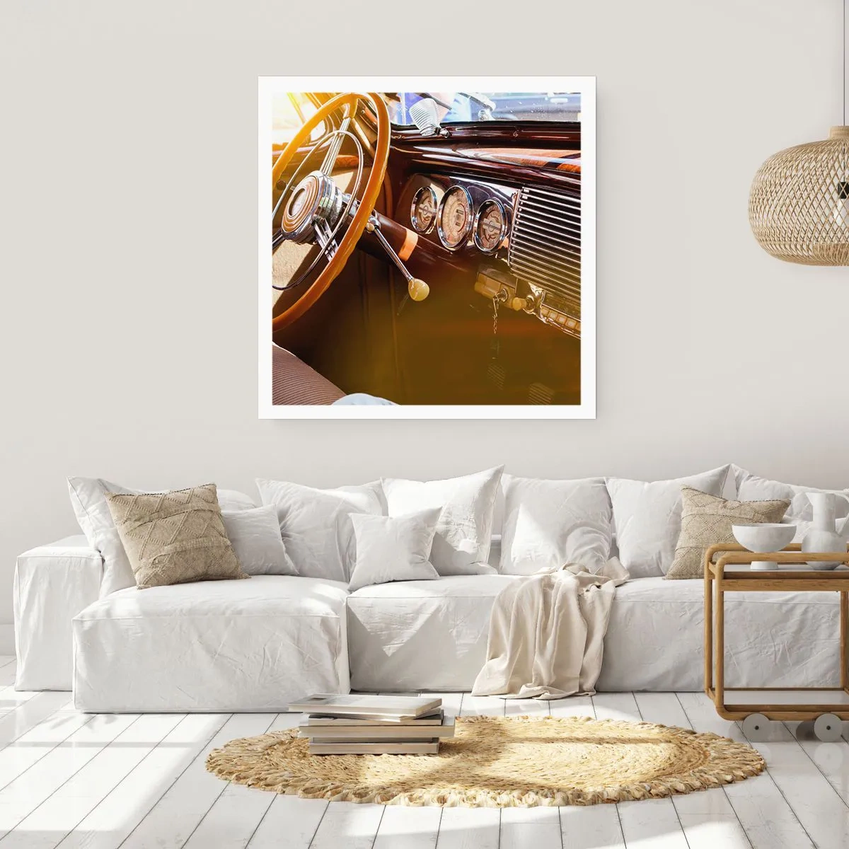 Poster - Ein Hauch von Luxus aus der Vergangenheit - 50x50 cm