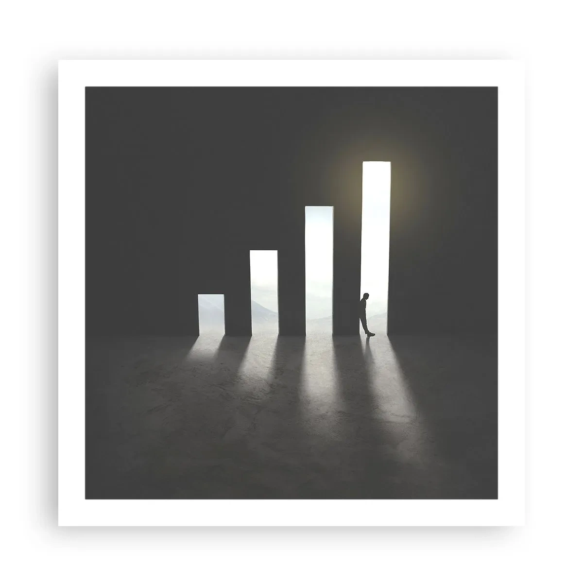 Poster - Erfolg – ​​Impression - 60x60 cm