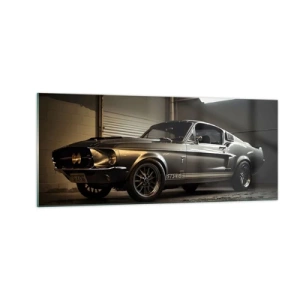 Glasbild - Bild auf glas - Zurück in die Vergangenheit - 100x40 cm