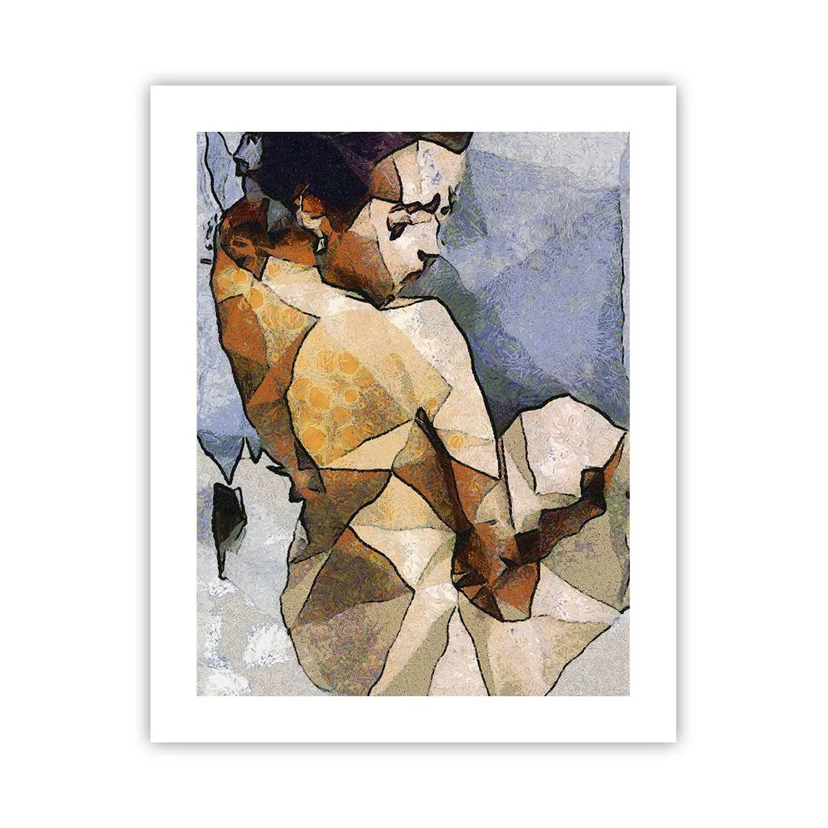 Poster - Ganz im Sinne des Kubismus - 40x50 cm