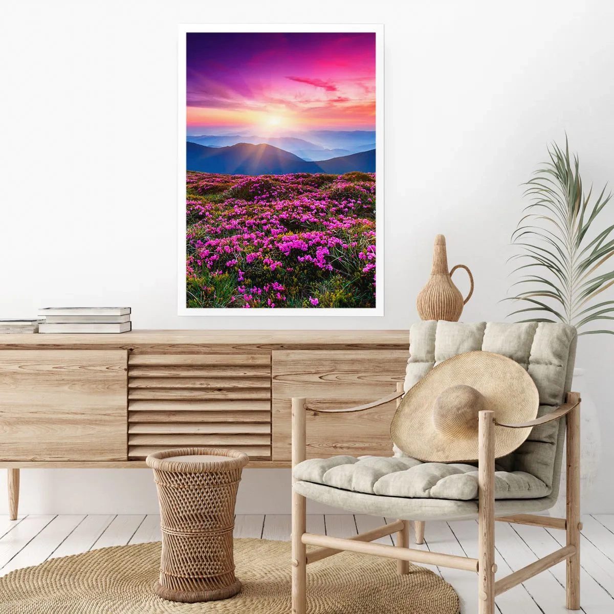 Poster - Kräuter dufteten nach frischen Trauben von den Feldern - 30x40 cm