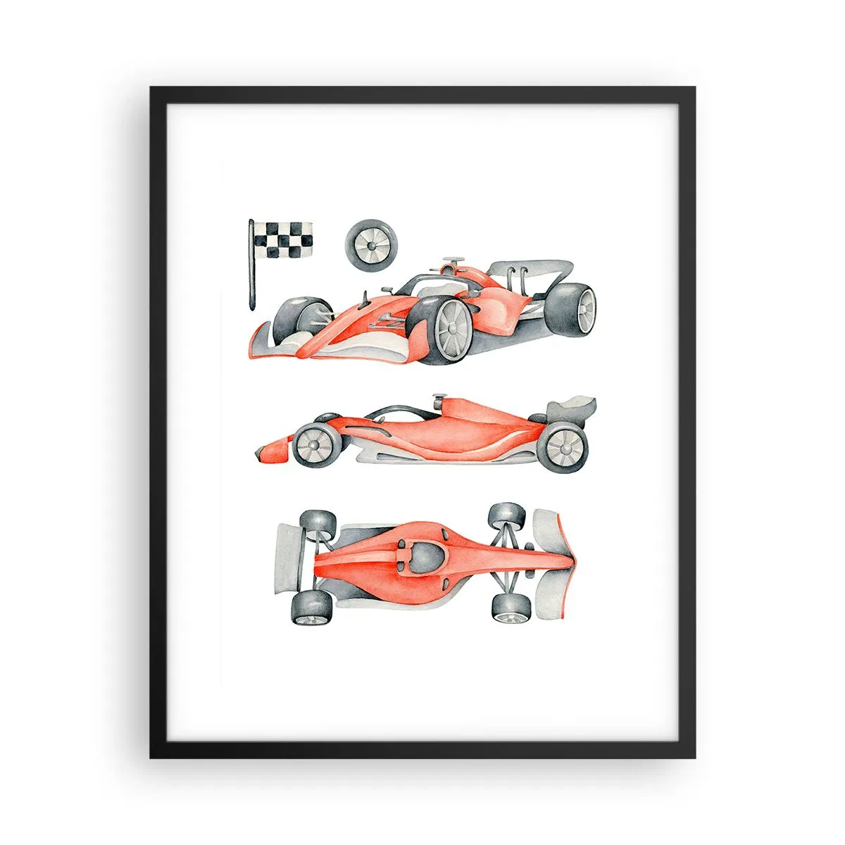 Poster in einem schwarzem Rahmen - Dem Traum folgen - 40x50 cm