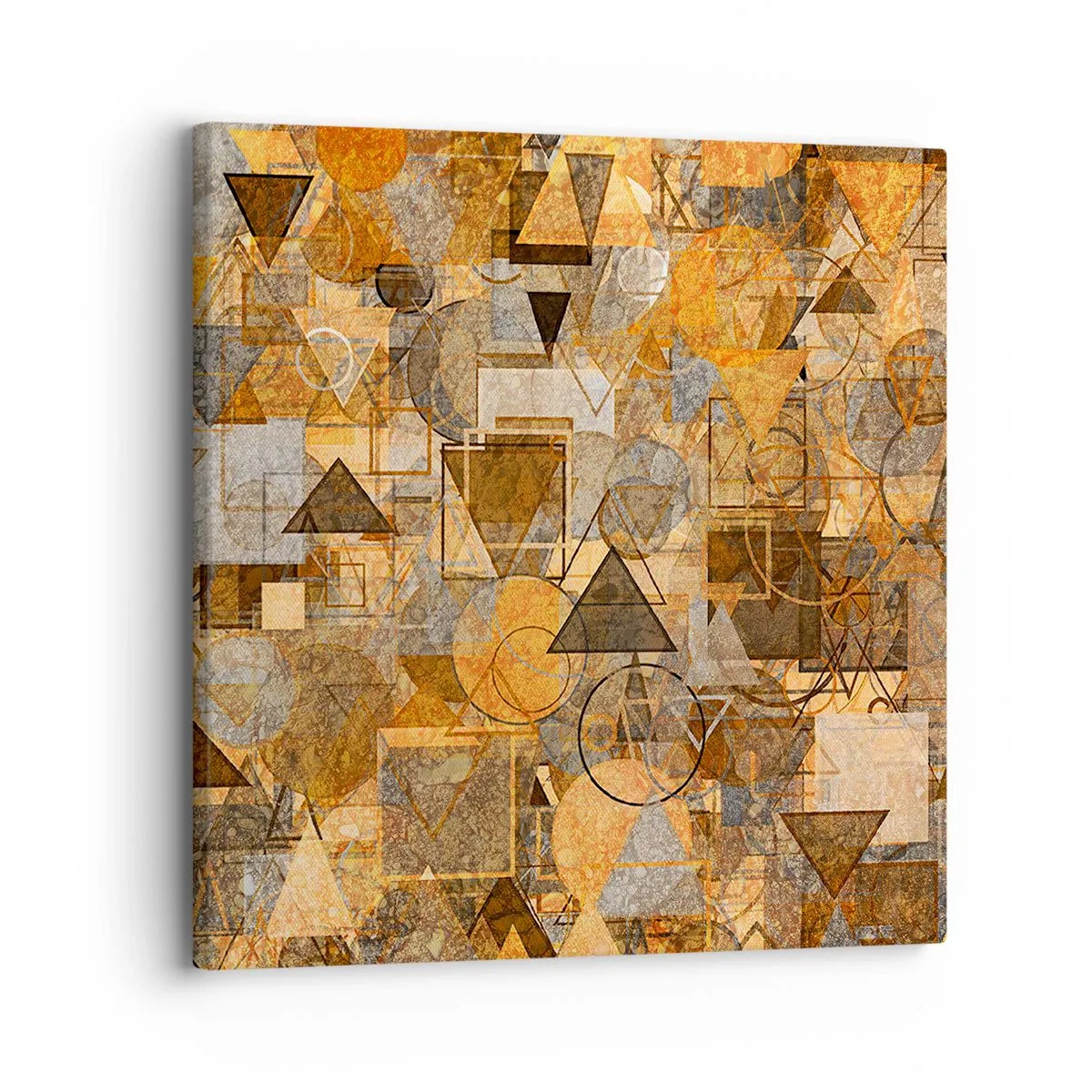 Bild auf Leinwand - Leinwandbild - Die Welt in Form - 30x30 cm